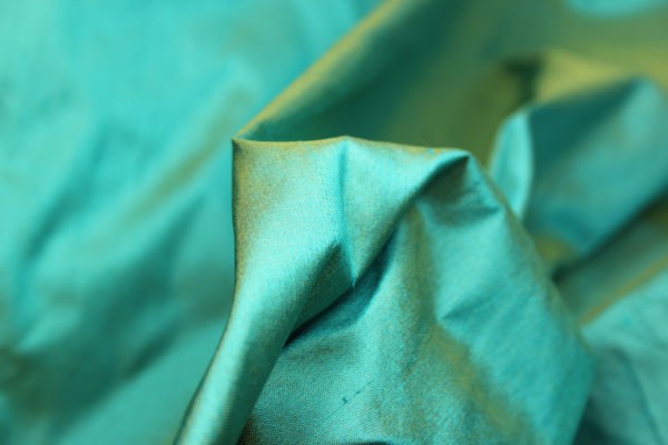 Silk Dupion - Turquoise - Buy Silk Dupion from Broadwick Silks Fabric Store